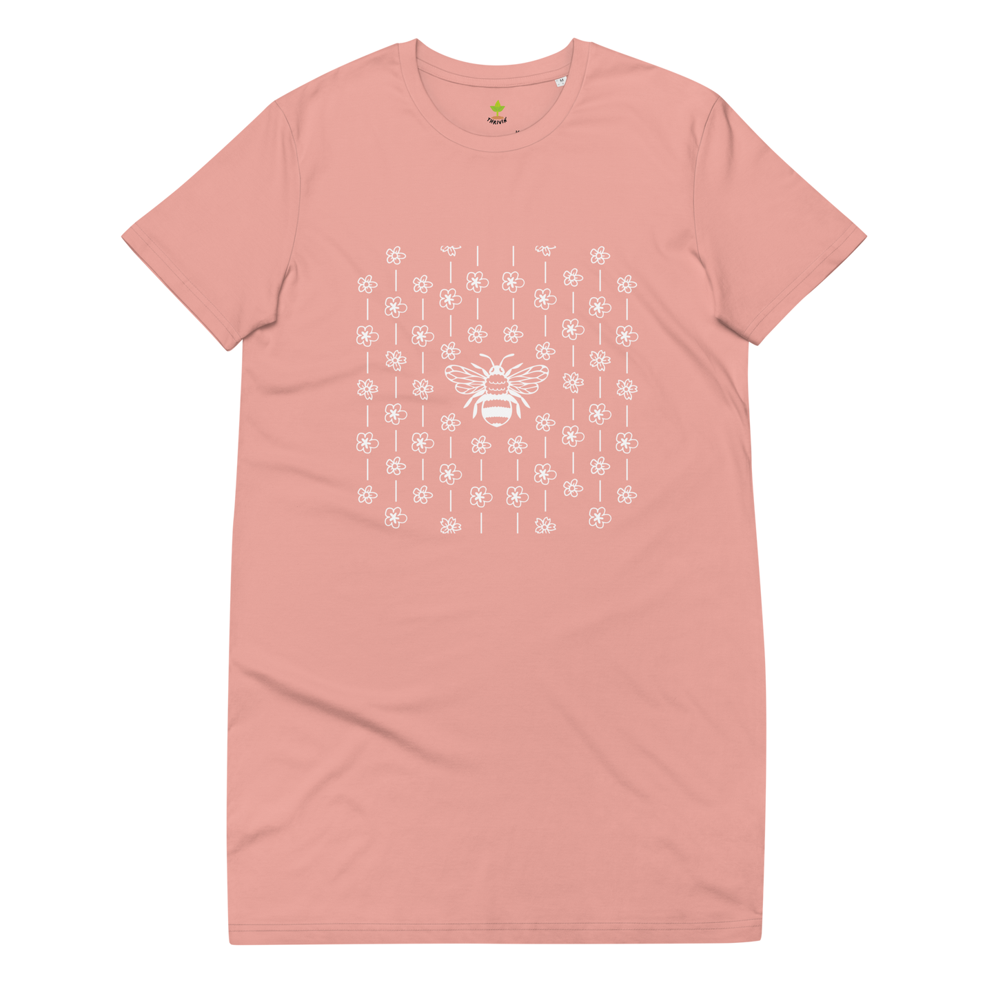 Save The Bees Organic Cotton T-shirt Dress