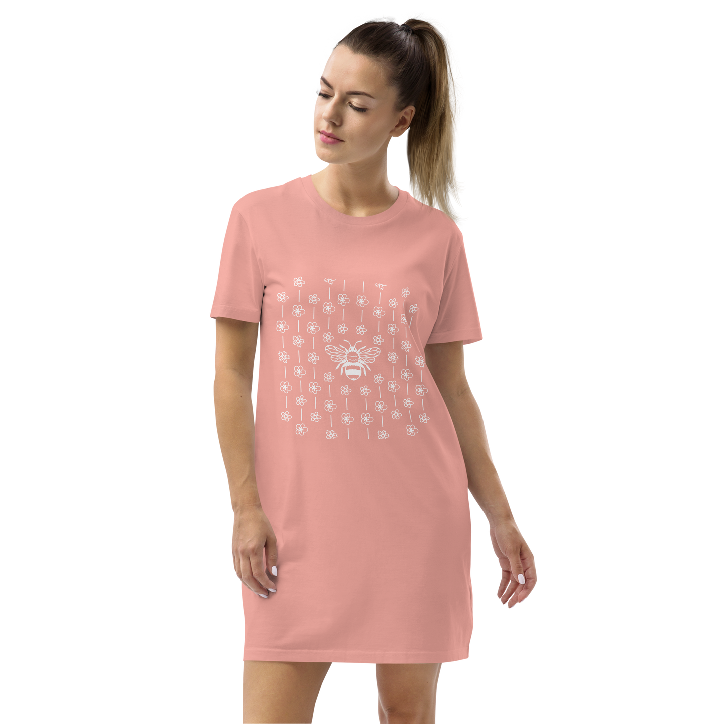 Save The Bees Organic Cotton T-shirt Dress