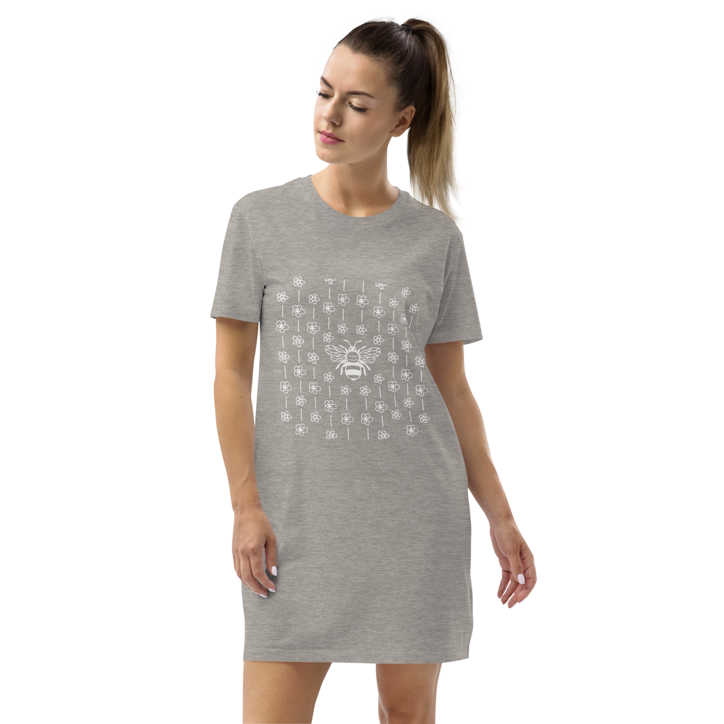 Save The Bees Organic Cotton T-shirt Dress