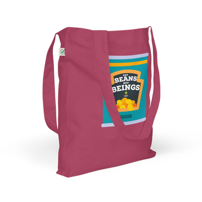 Eat Beans Organic Tote Bag