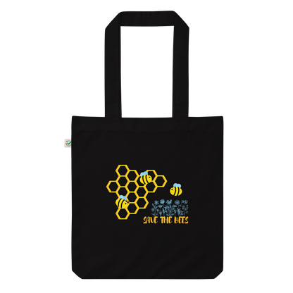 Save The Bees Organic Tote Bag
