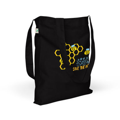 Save The Bees Organic Tote Bag
