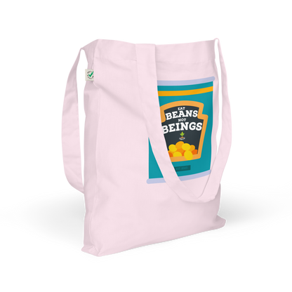 Eat Beans Organic Tote Bag
