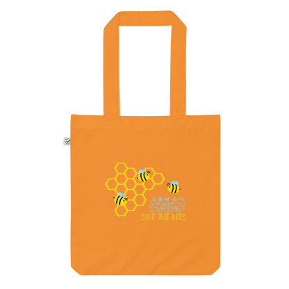 Save The Bees Organic Tote Bag