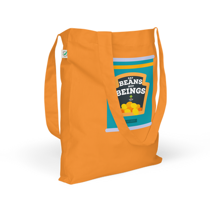 Eat Beans Organic Tote Bag