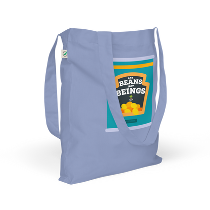 Eat Beans Organic Tote Bag