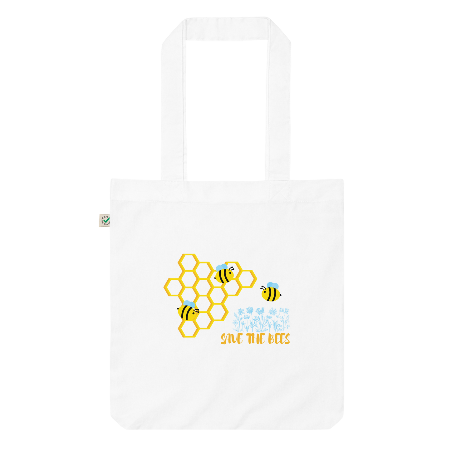 Save The Bees Organic Tote Bag