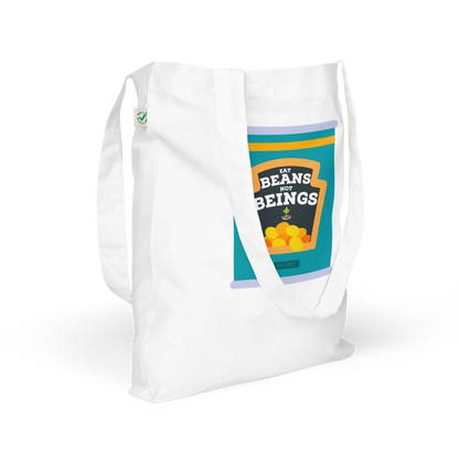 Eat Beans Organic Tote Bag