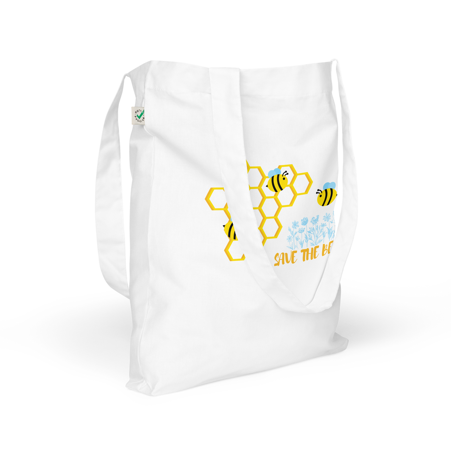 Save The Bees Organic Tote Bag