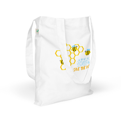 Save The Bees Organic Tote Bag