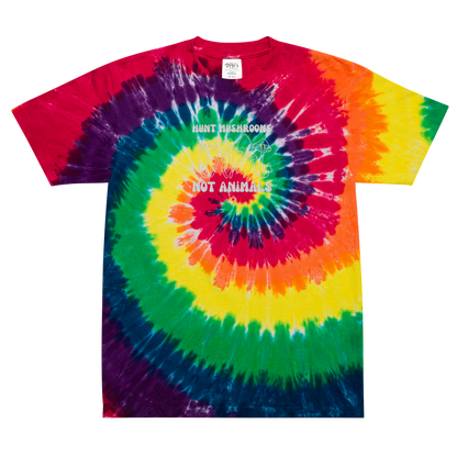 Mushrooms Oversized Tie-dye Embroidered Tee