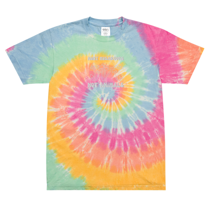Mushrooms Oversized Tie-dye Embroidered Tee