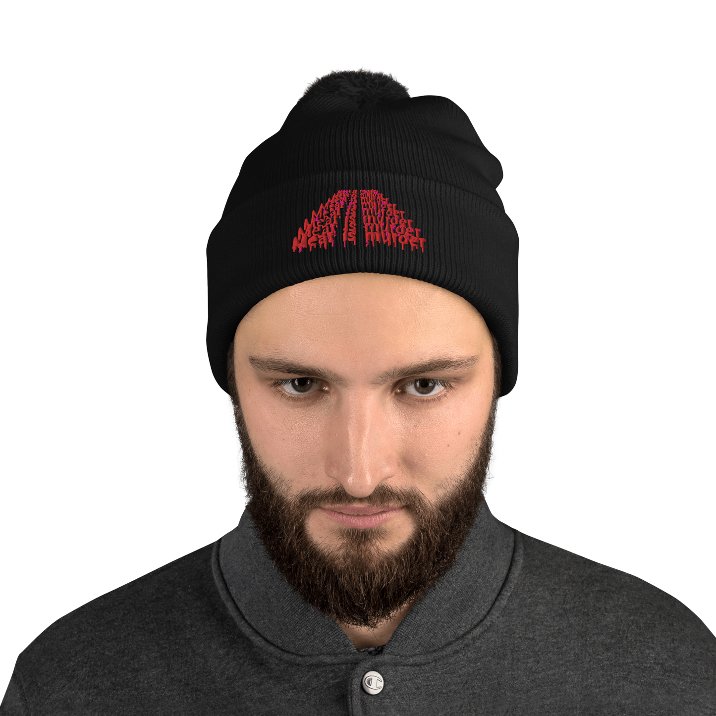 Meat Is Murder Pom-Pom Beanie