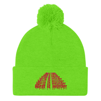 Meat Is Murder Pom-Pom Beanie