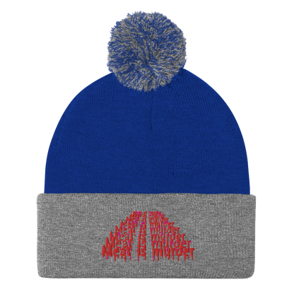 Meat Is Murder Pom-Pom Beanie