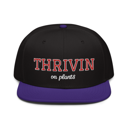 Thrivin On Plants Varsity Snapback
