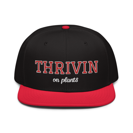 Thrivin On Plants Varsity Snapback