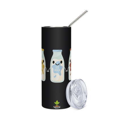 Happy Milks Stainless Steel Tumbler