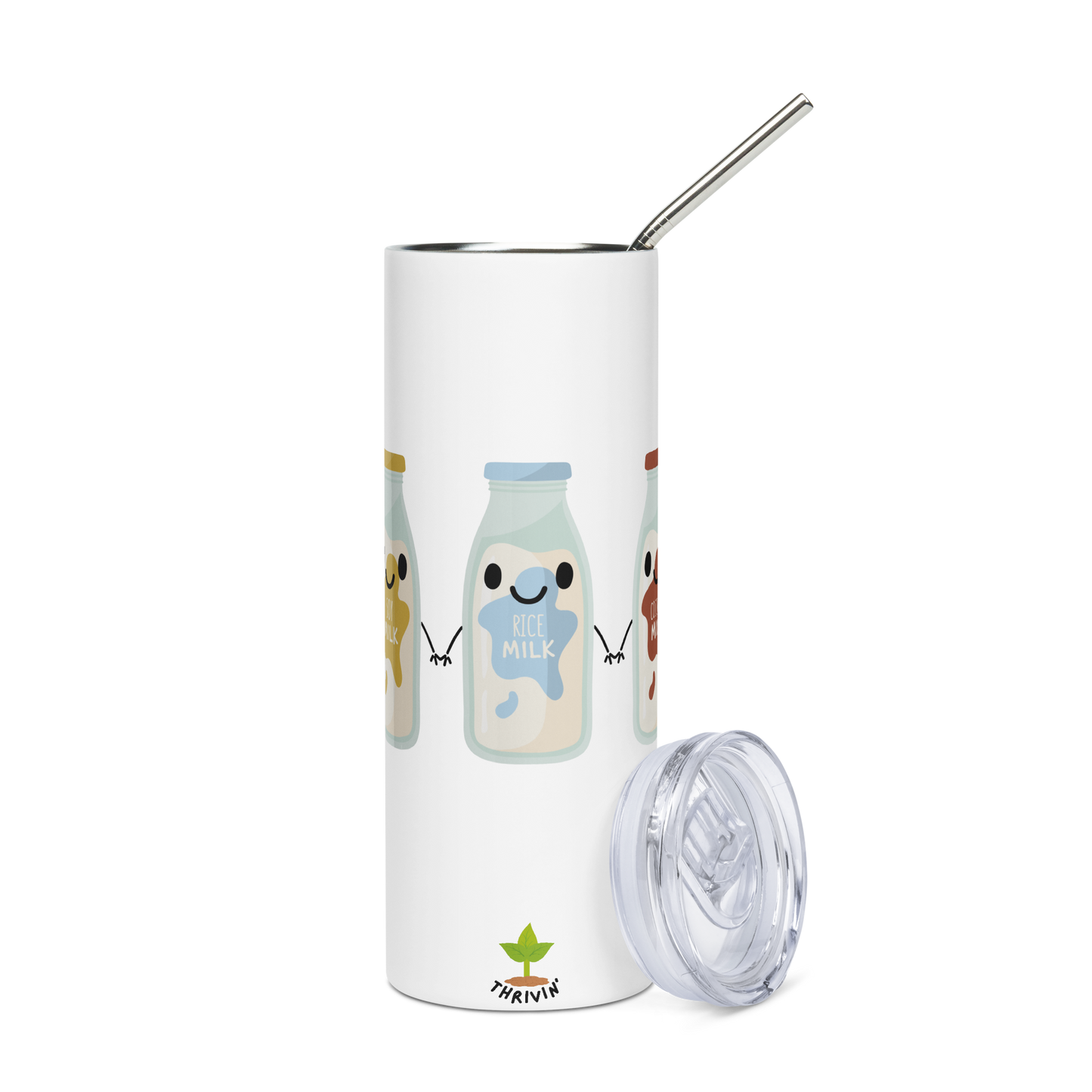 Happy Milks Stainless Steel Tumbler