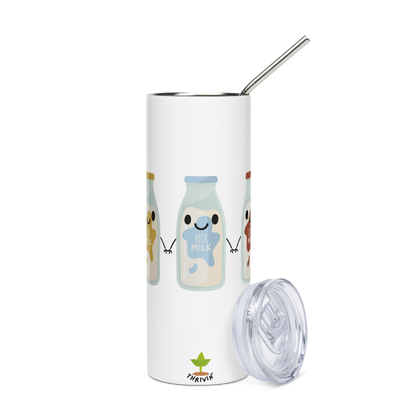Happy Milks Stainless Steel Tumbler