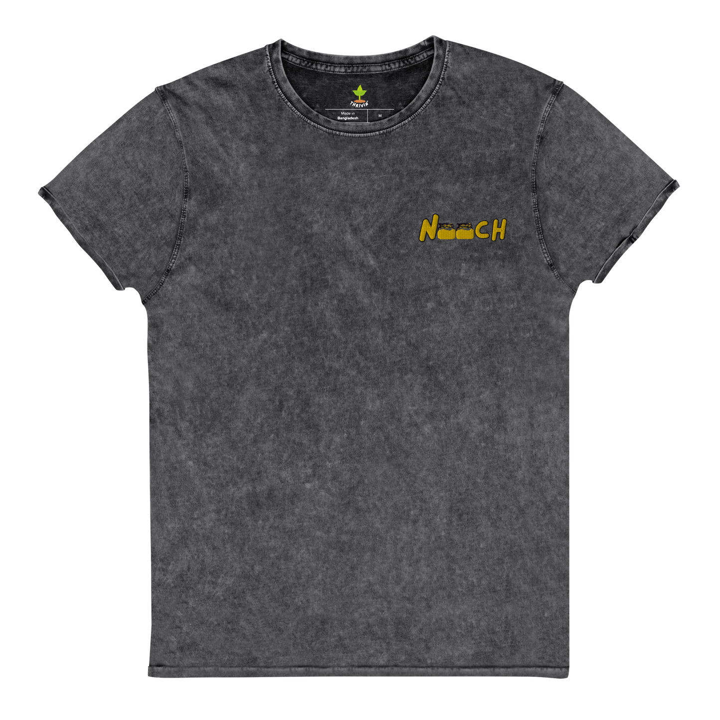 Nooch Embroidered Denim T-Shirt