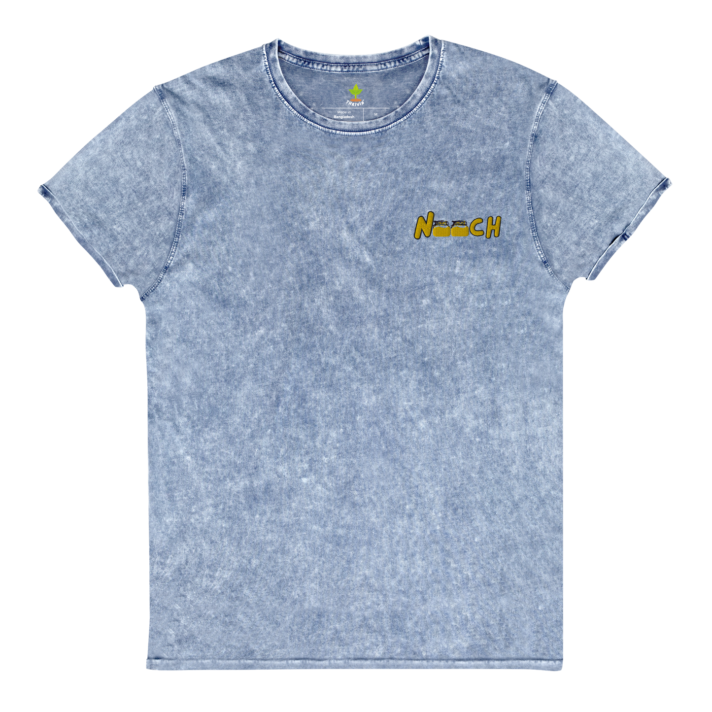 Nooch Embroidered Denim T-Shirt