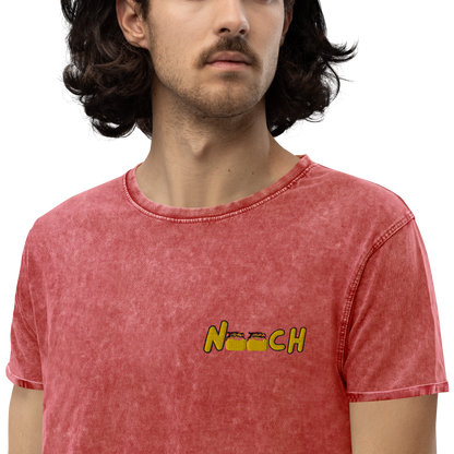 Nooch Embroidered Denim T-Shirt