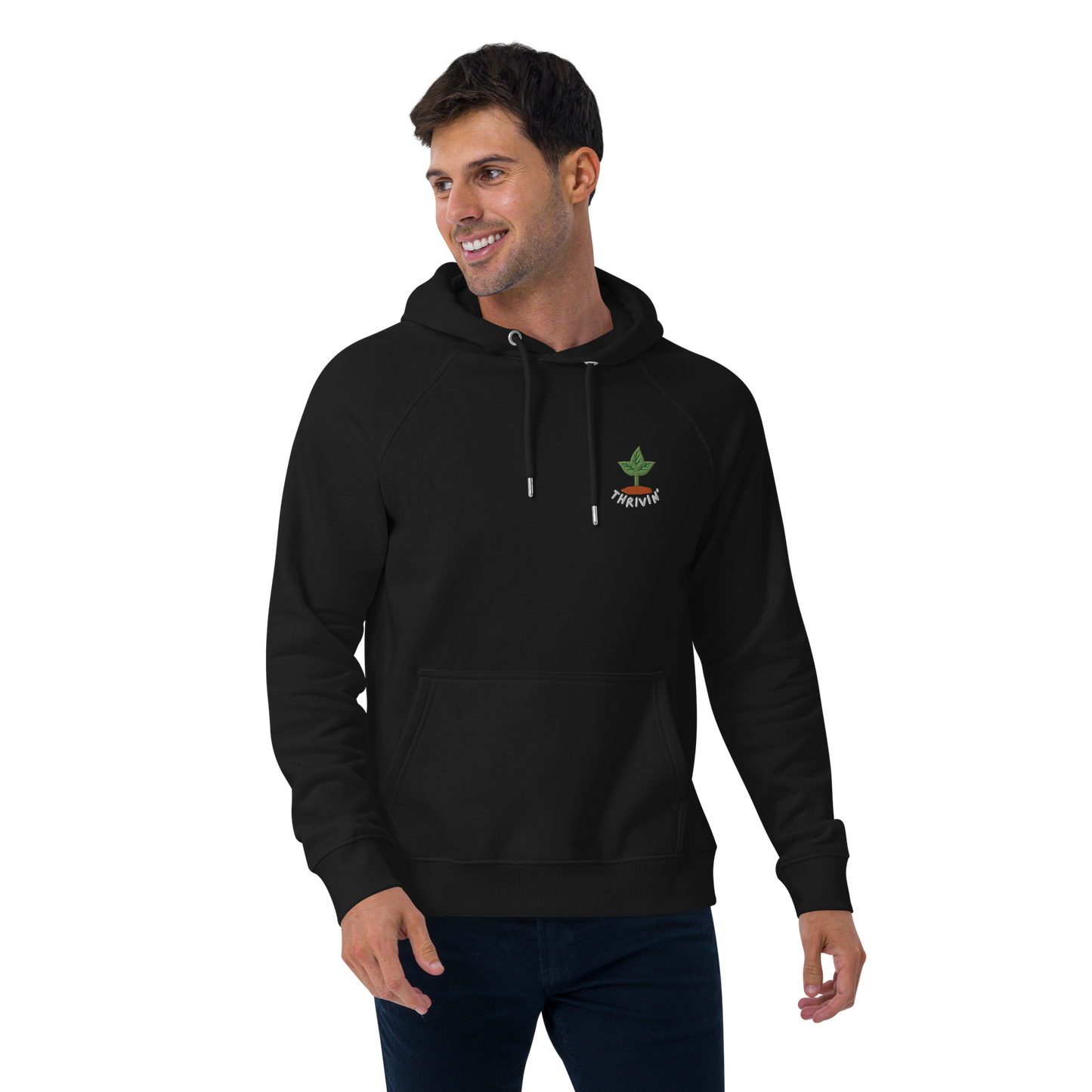 Thrivin’ Embroidered Organic Hoodie