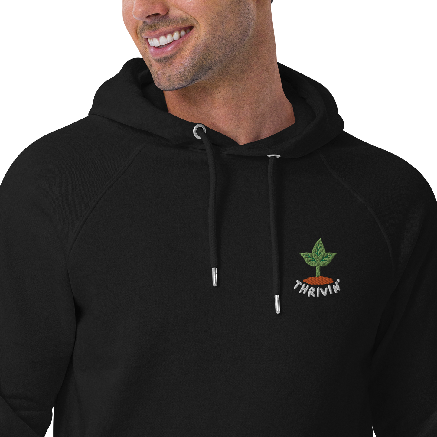 Thrivin’ Embroidered Organic Hoodie