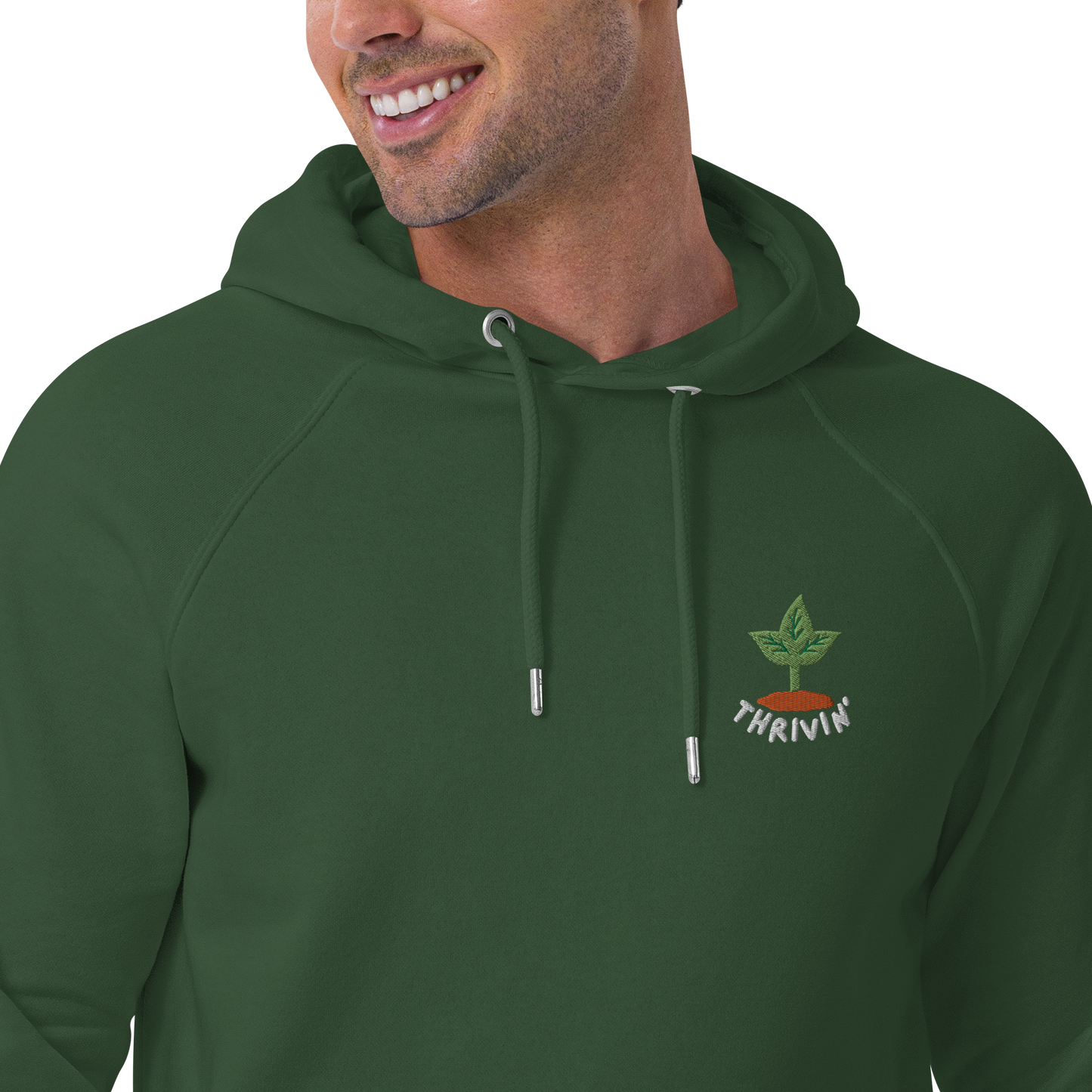 Thrivin’ Embroidered Organic Hoodie