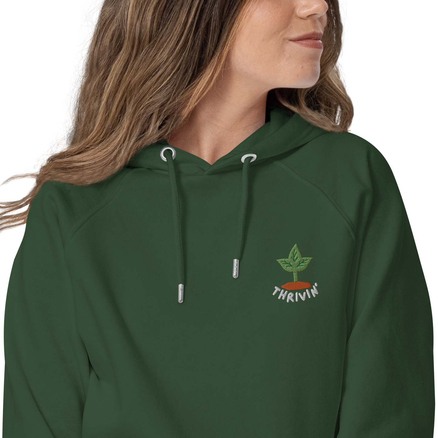 Thrivin’ Embroidered Organic Hoodie