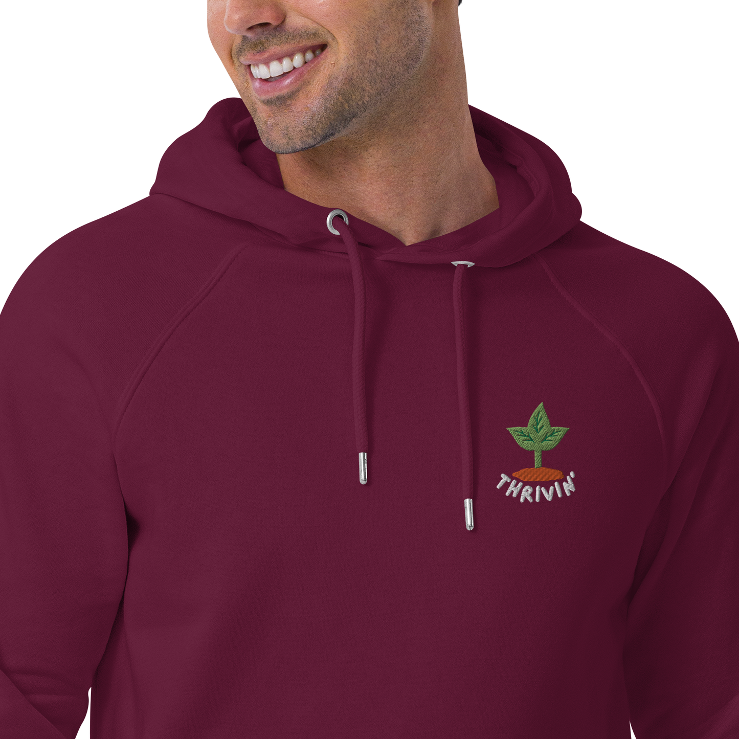 Thrivin’ Embroidered Organic Hoodie