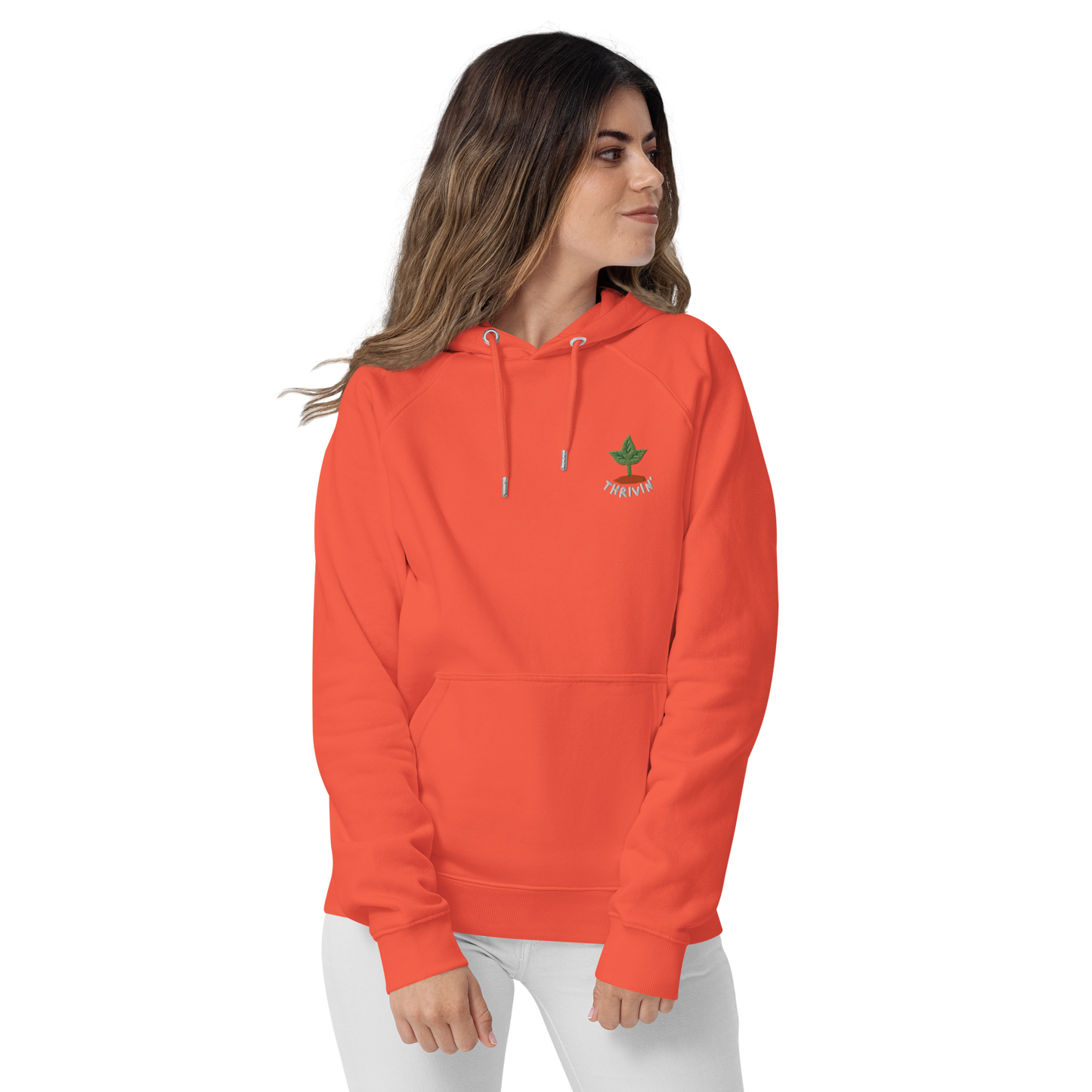 Thrivin’ Embroidered Organic Hoodie