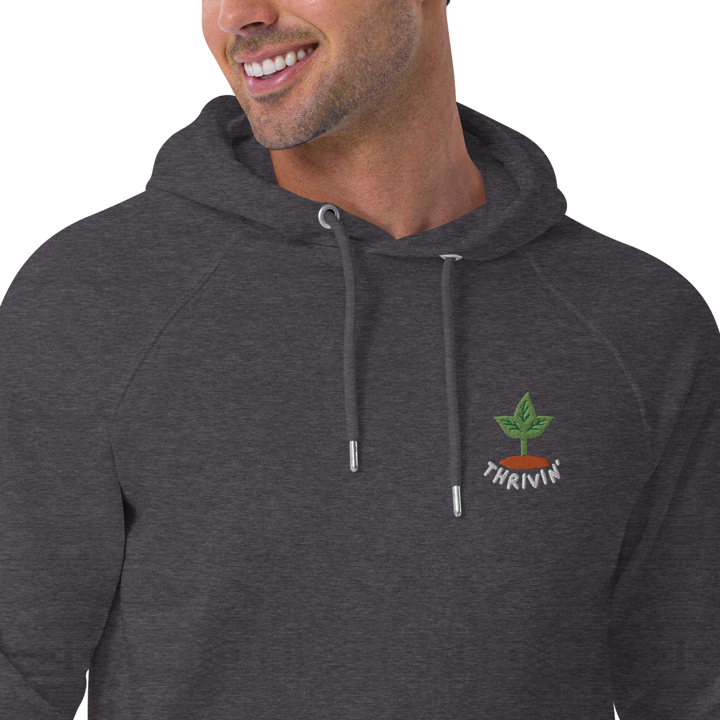 Thrivin’ Embroidered Organic Hoodie
