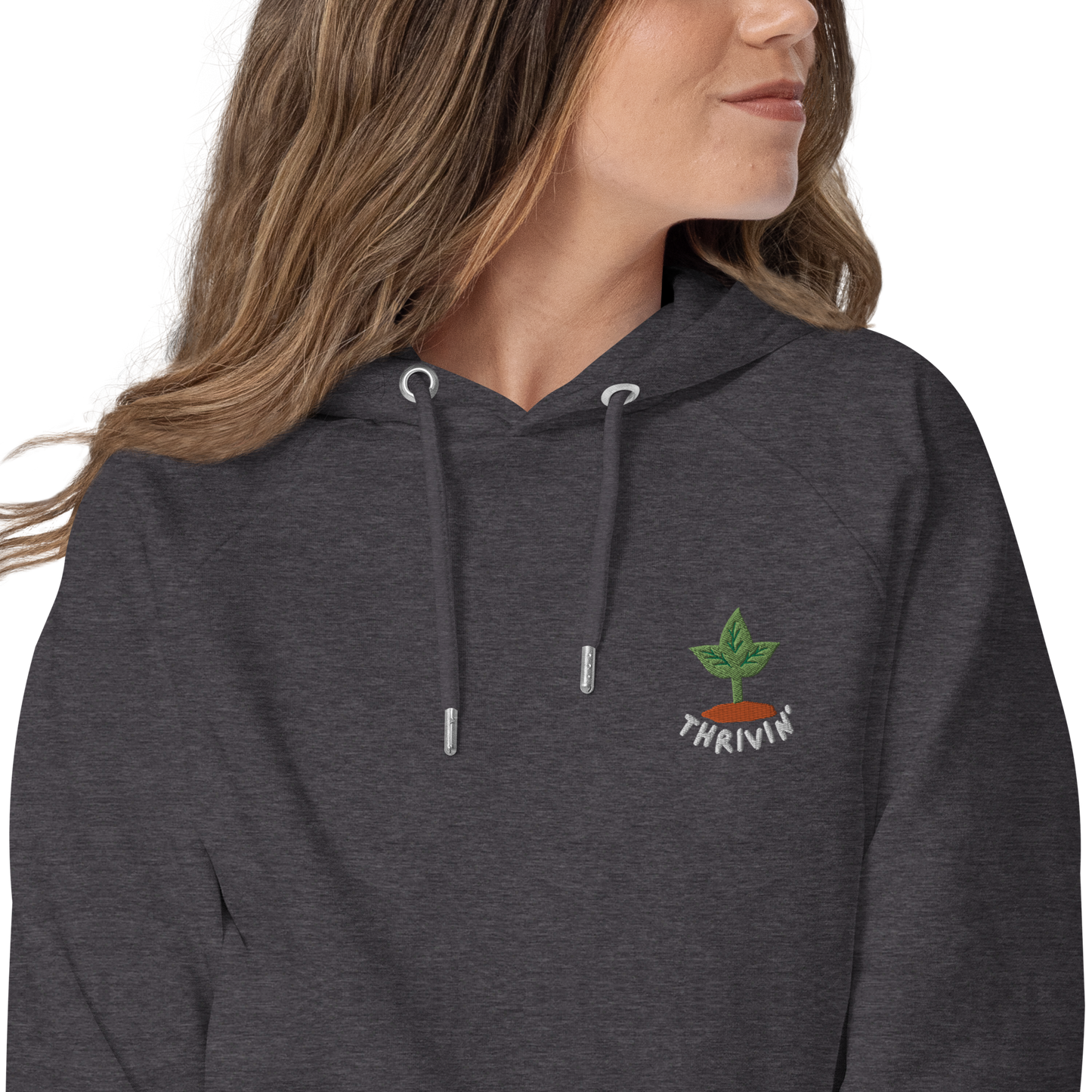 Thrivin’ Embroidered Organic Hoodie