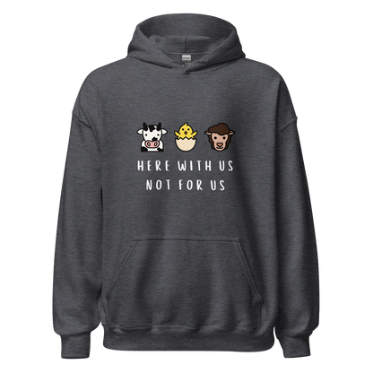 With Us Not For Us Heavy Blend Hoodie