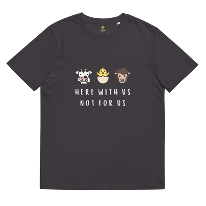 With Us Not For Us Organic Cotton Tee