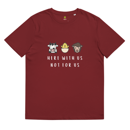 With Us Not For Us Organic Cotton Tee