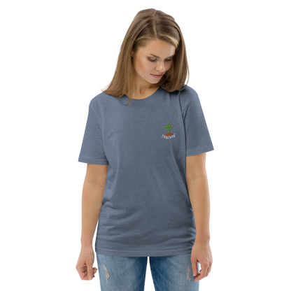 Thrivin' Embroidered Organic Tee