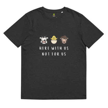 With Us Not For Us Organic Cotton Tee