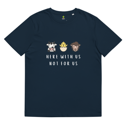 With Us Not For Us Organic Cotton Tee