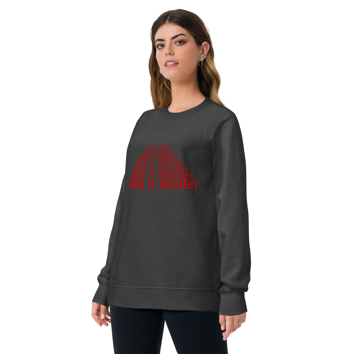 Meat Is Murder Raglan Sweatshirt