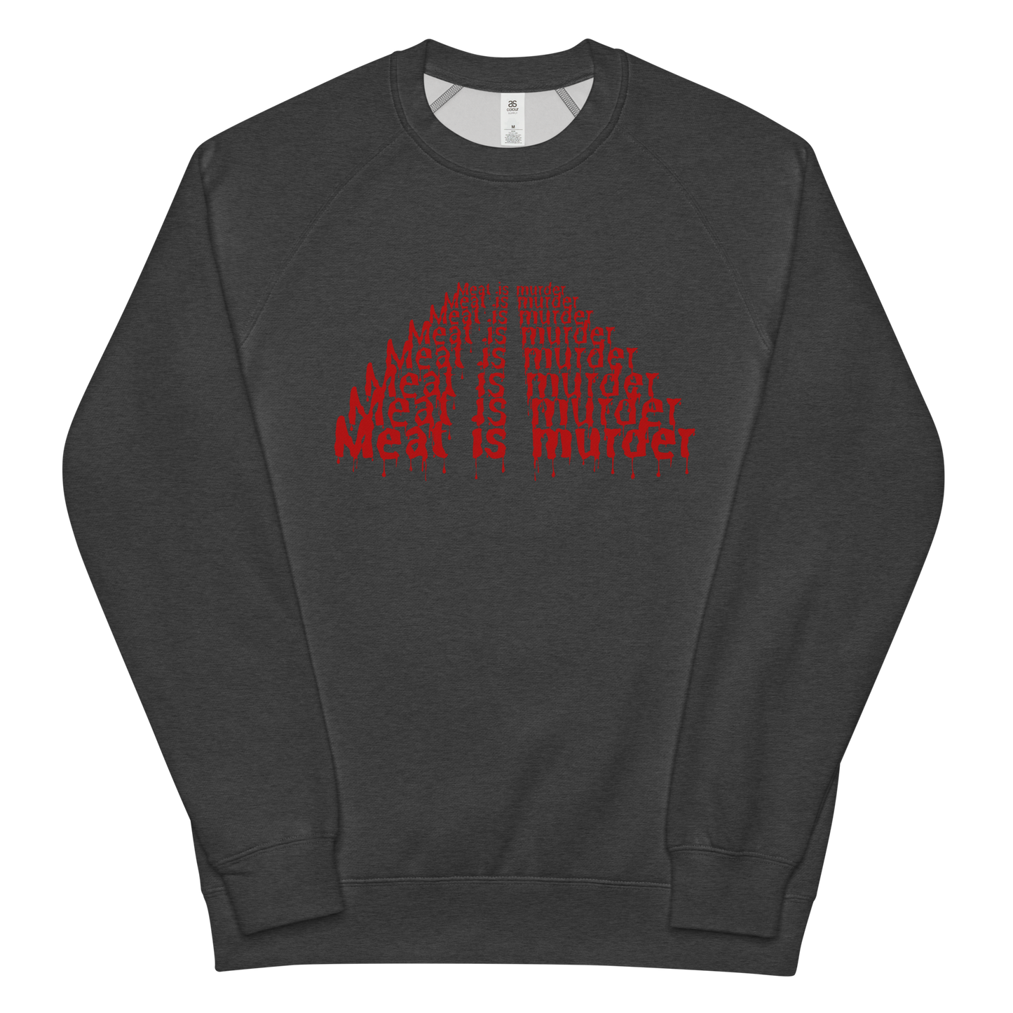 Meat Is Murder Raglan Sweatshirt