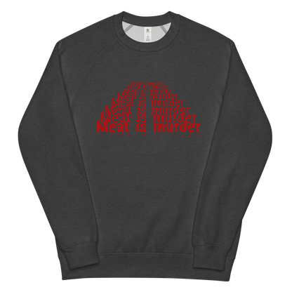 Meat Is Murder Raglan Sweatshirt