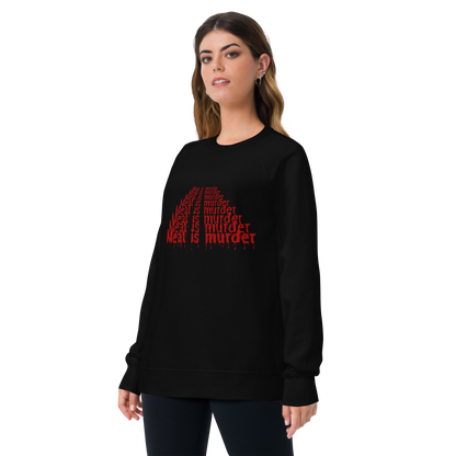 Meat Is Murder Raglan Sweatshirt