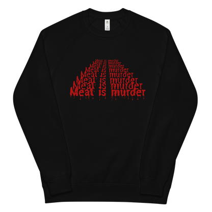 Meat Is Murder Raglan Sweatshirt