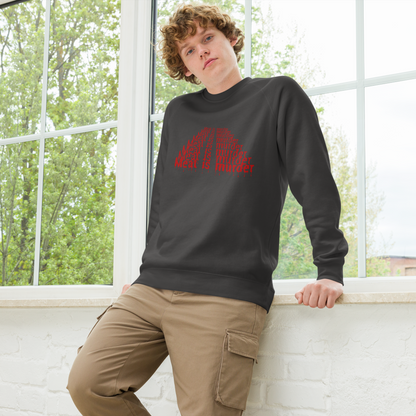 Meat Is Murder Raglan Sweatshirt
