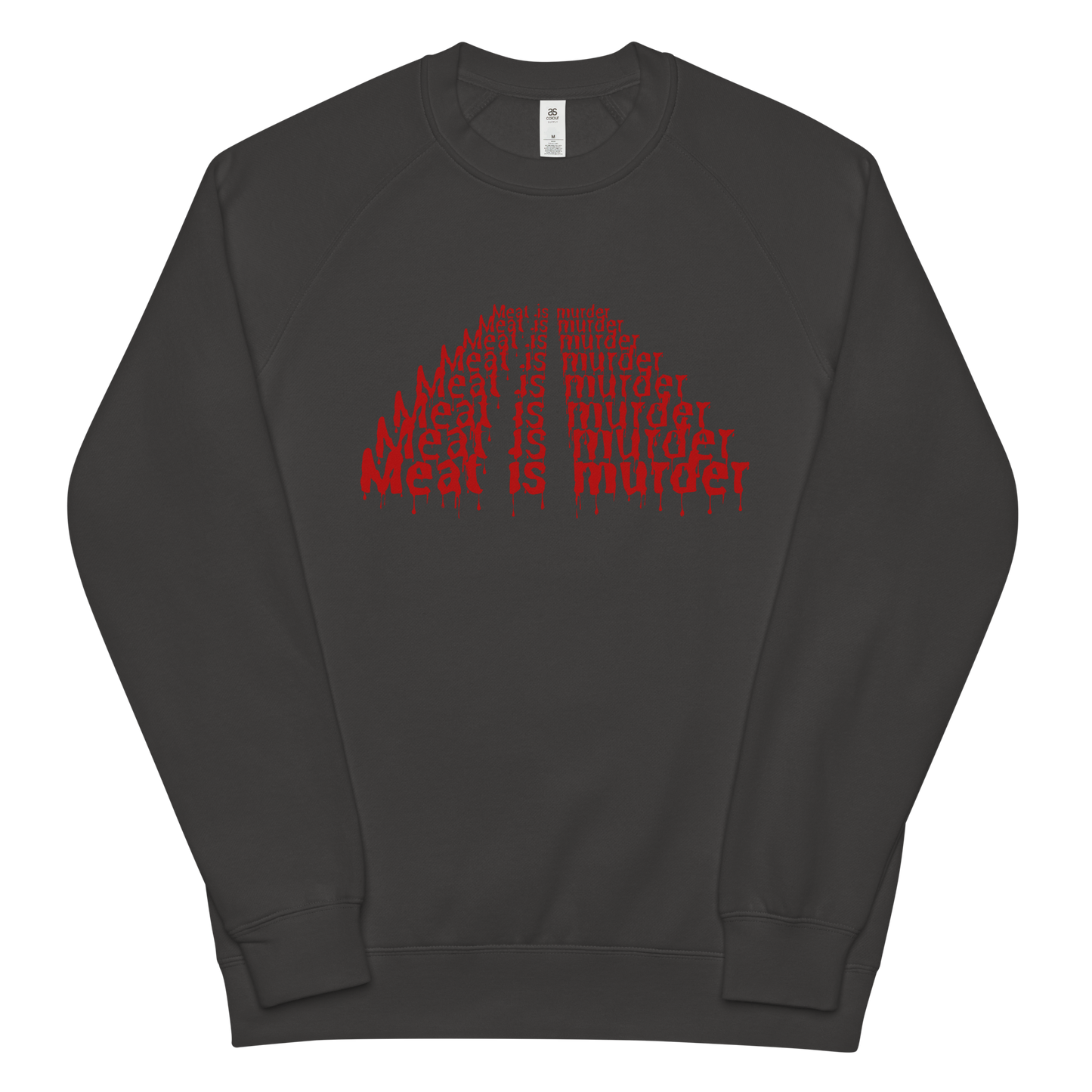 Meat Is Murder Raglan Sweatshirt
