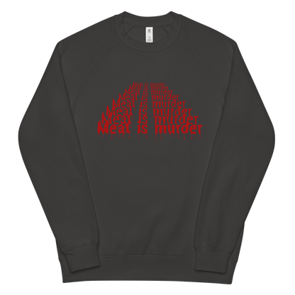 Meat Is Murder Raglan Sweatshirt