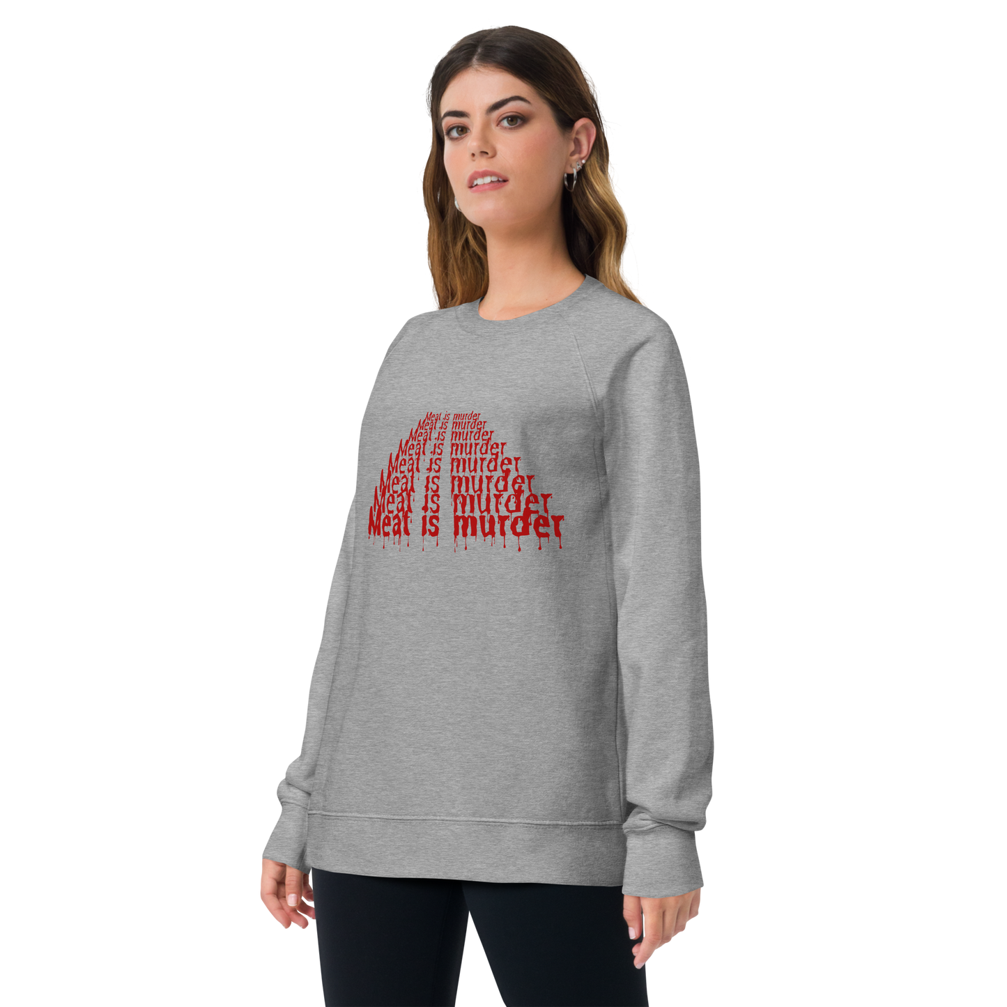 Meat Is Murder Raglan Sweatshirt
